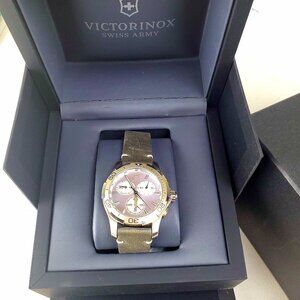 Victorinox Swiss Chronograph Watch with Mother of Pearl Face with Box